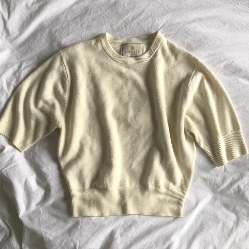 Vintage Sweater crop top